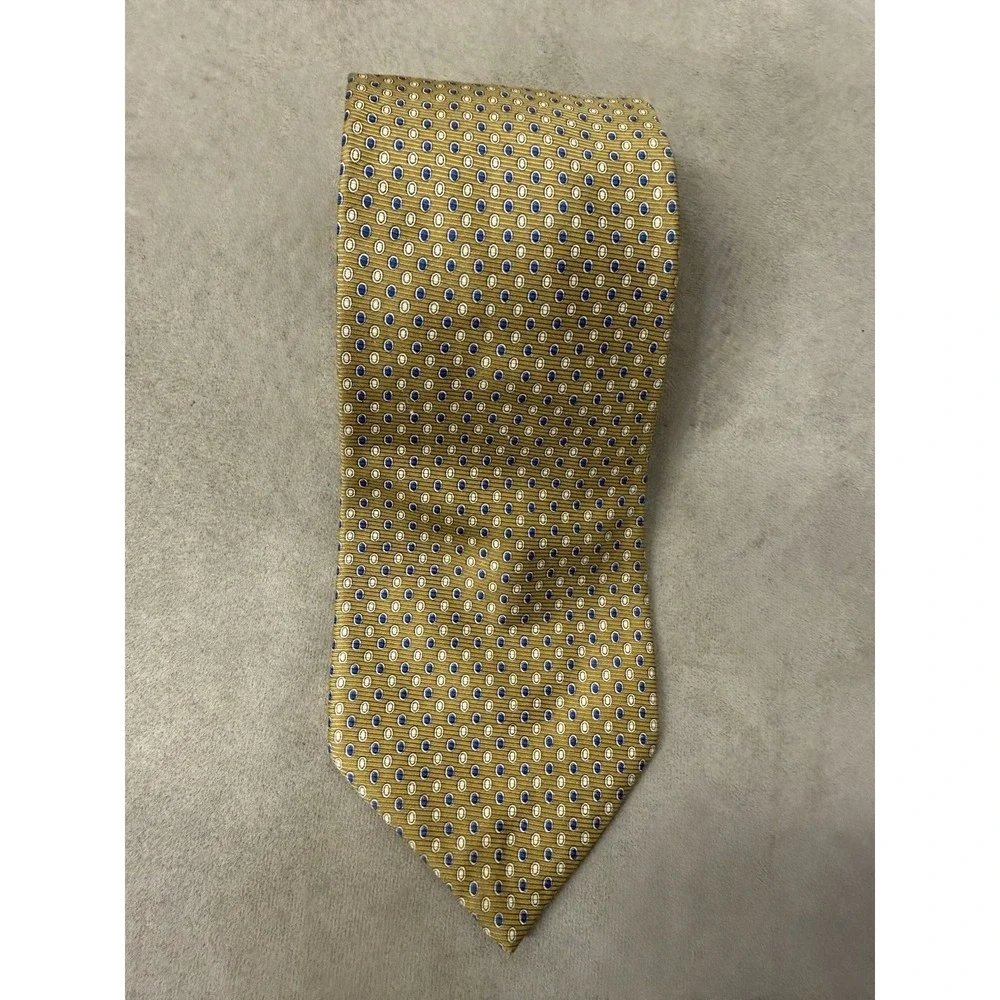 Brooks Brothers Multicolored 100% Silk Tie. *Minor Stain See Pic Nr 4 - Picture 2 of 7